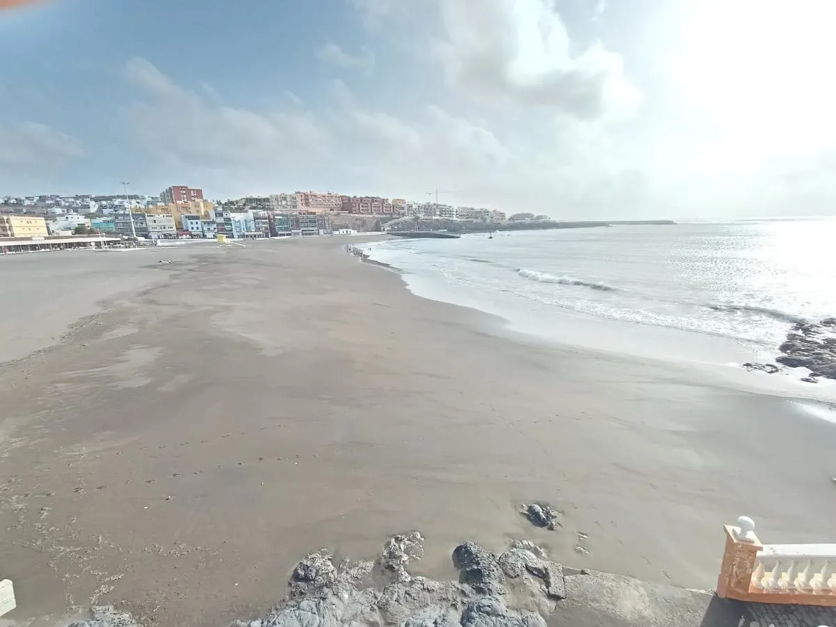 Melenara Beach And Salinetas Beach Telde Spain